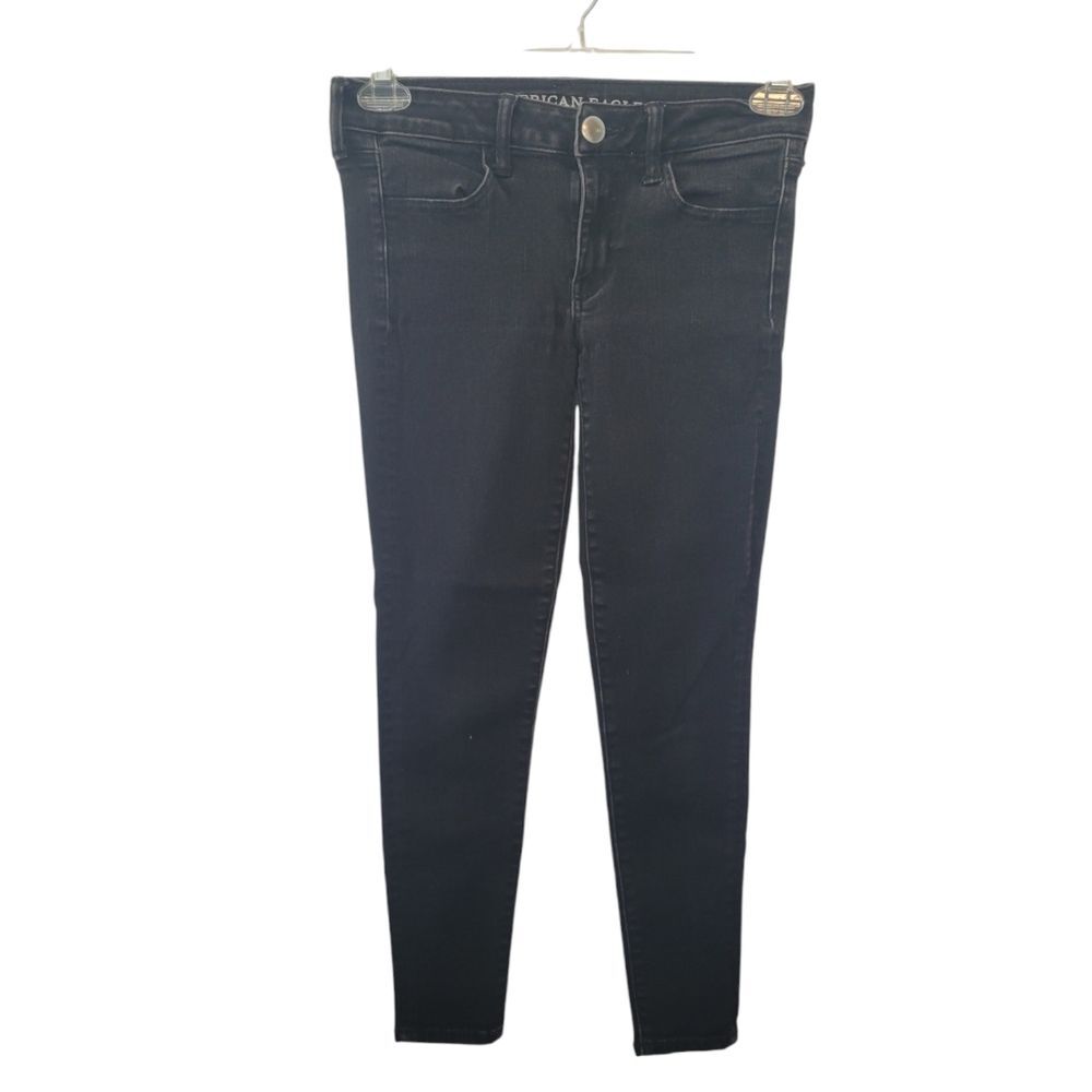 American Eagle Black Jegging Skinny Jeans Size 2 Short